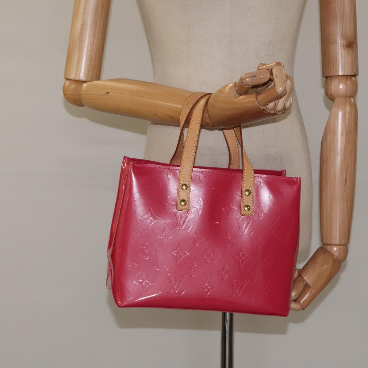 LOUIS VUITTON Monogram Vernis Reade PM Hand Bag Fran Boise M9132F Auth 116414V