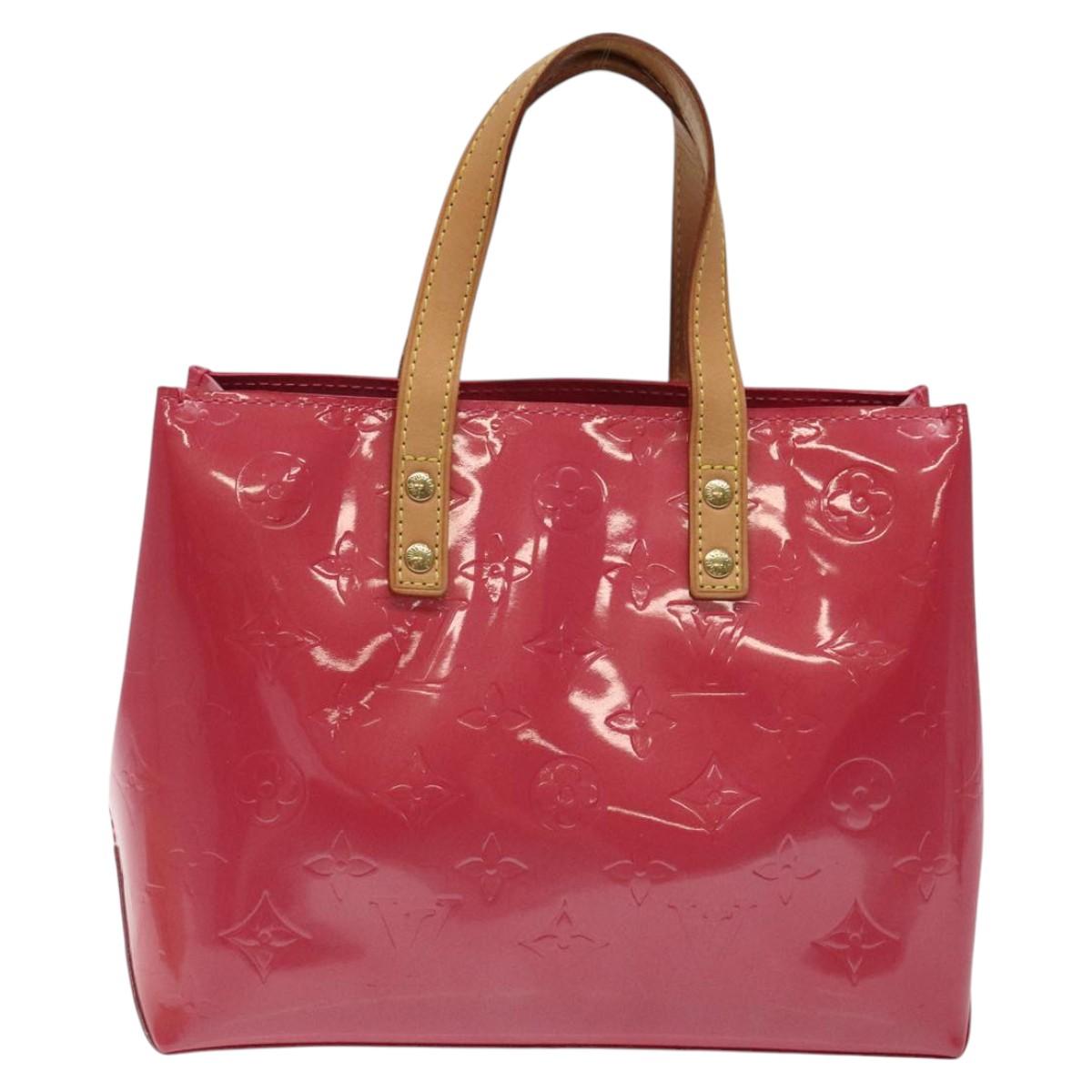 LOUIS VUITTON Monogram Vernis Reade PM Hand Bag Fran Boise M9132F Auth 116414V