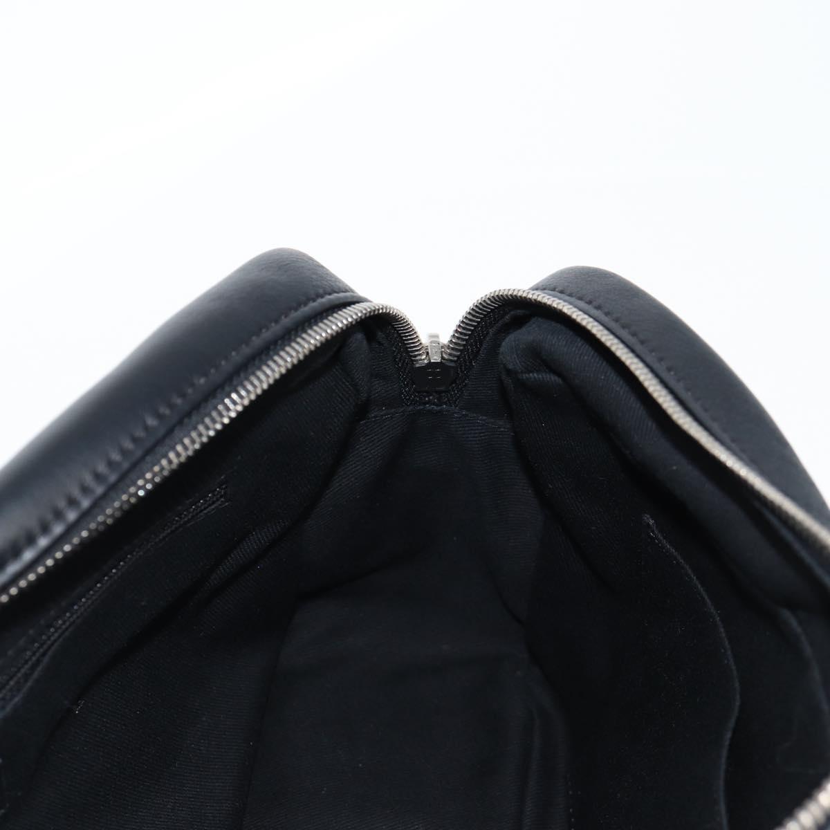 CHANEL Matelasse Chain Shoulder Bag Tweed Leather White Silver CC Auth 116419SM