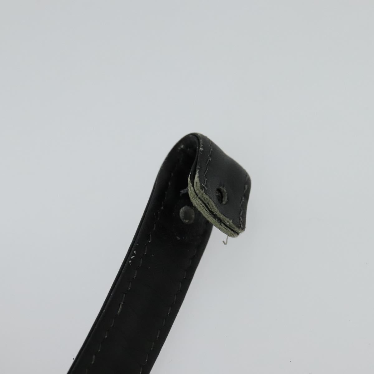 Christian Dior Trotter Canvas Shoulder Bag Black Auth 116422