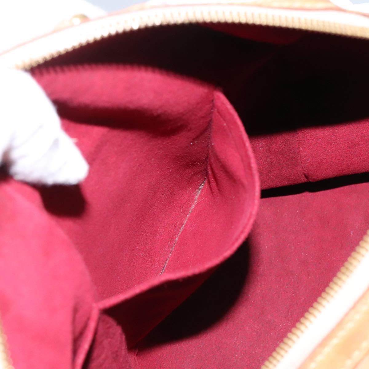 LOUIS VUITTON Monogram Multicolor Courtney GM Bag 2way White M40260 Auth 116431