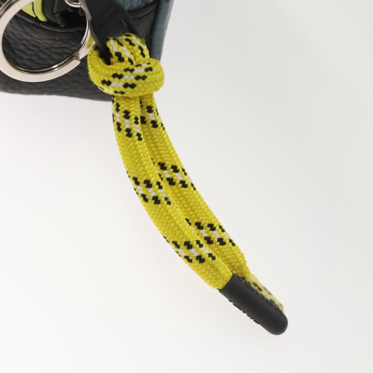 LOUIS VUITTON Square Pouch Color Blocks Pouch Taurillon M00739 LV Auth 116440