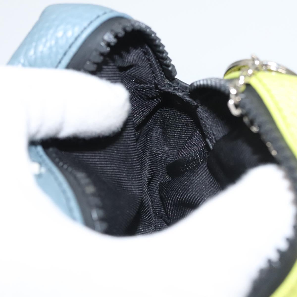 LOUIS VUITTON Square Pouch Color Blocks Pouch Taurillon M00739 LV Auth 116440