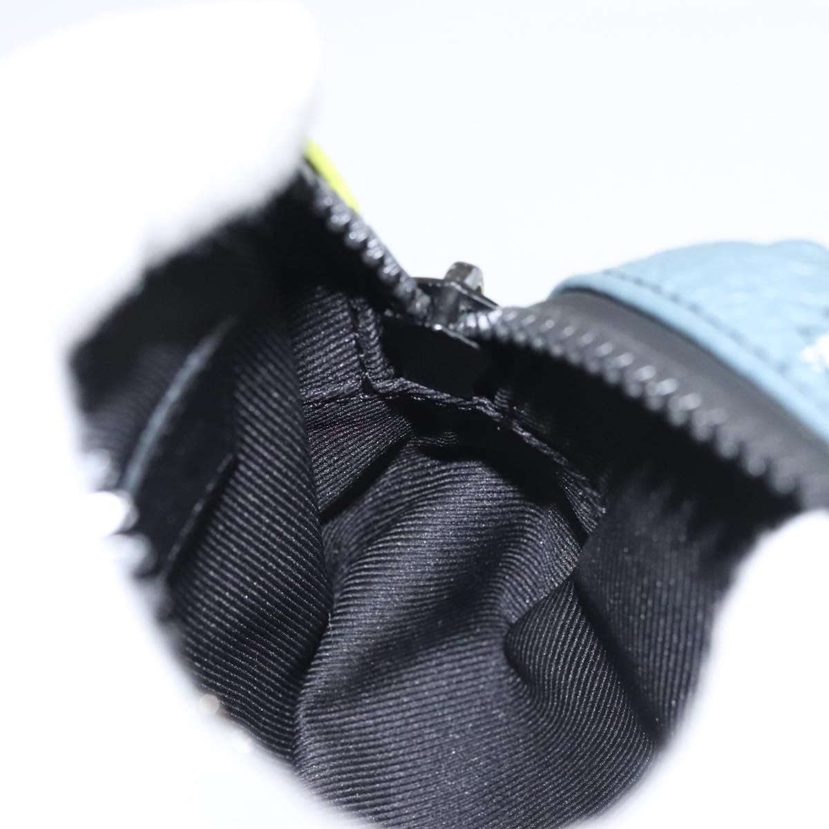 LOUIS VUITTON Square Pouch Color Blocks Pouch Taurillon M00739 LV Auth 116440