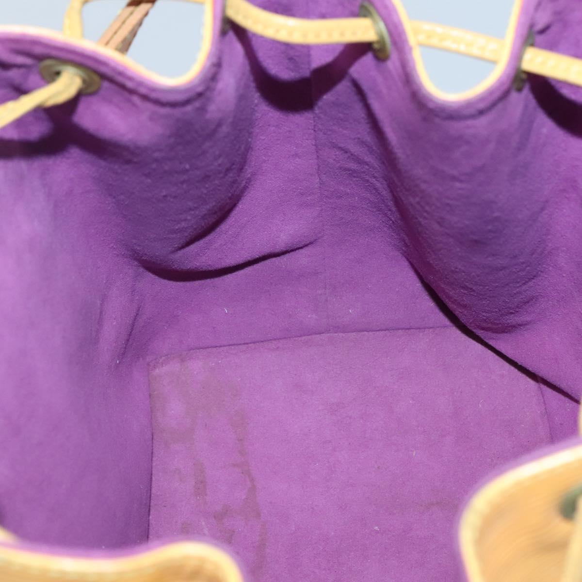 LOUIS VUITTON Epi Petit Noe Shoulder Bag Yellow M44109 LV Auth 116450