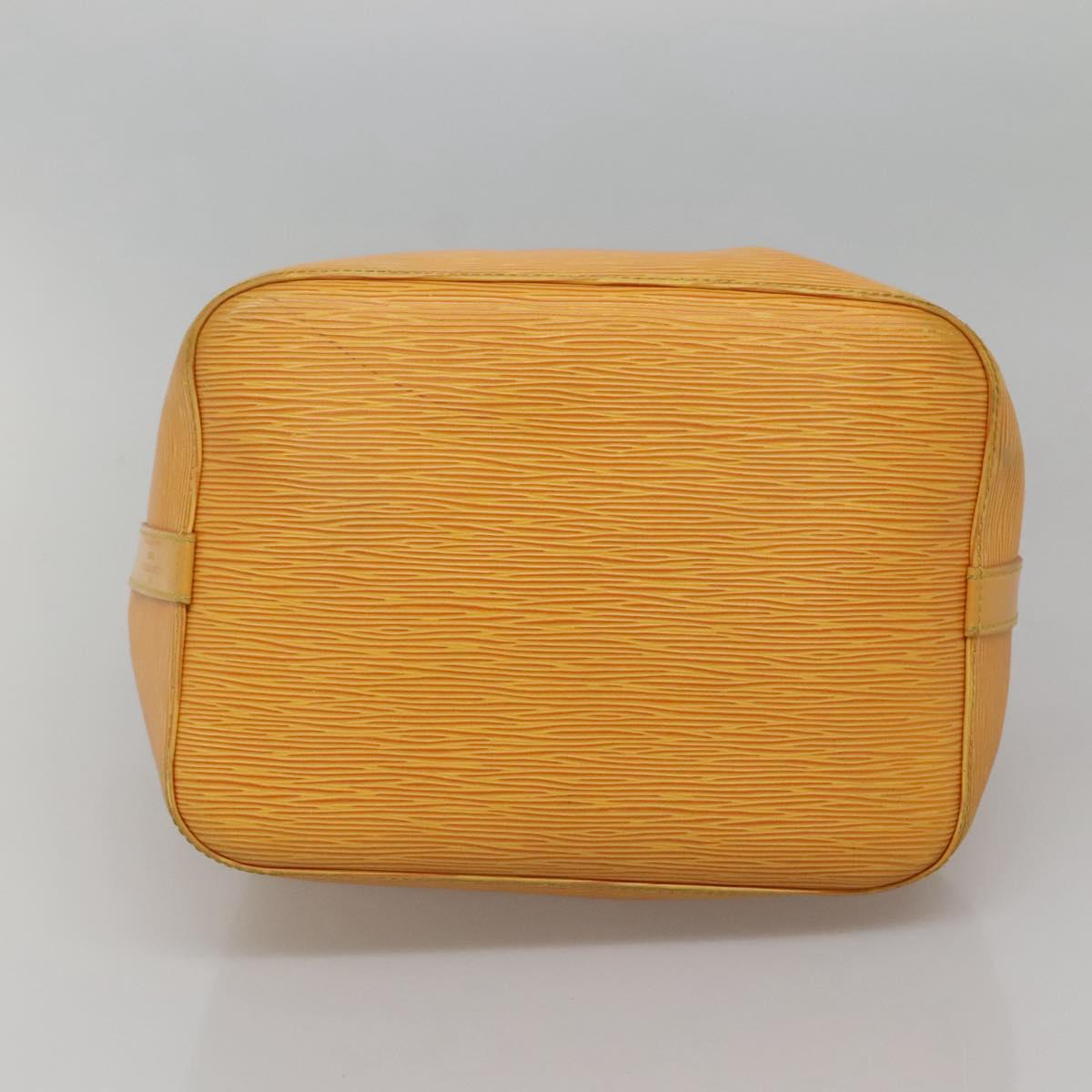 LOUIS VUITTON Epi Petit Noe Shoulder Bag Yellow M44109 LV Auth 116450