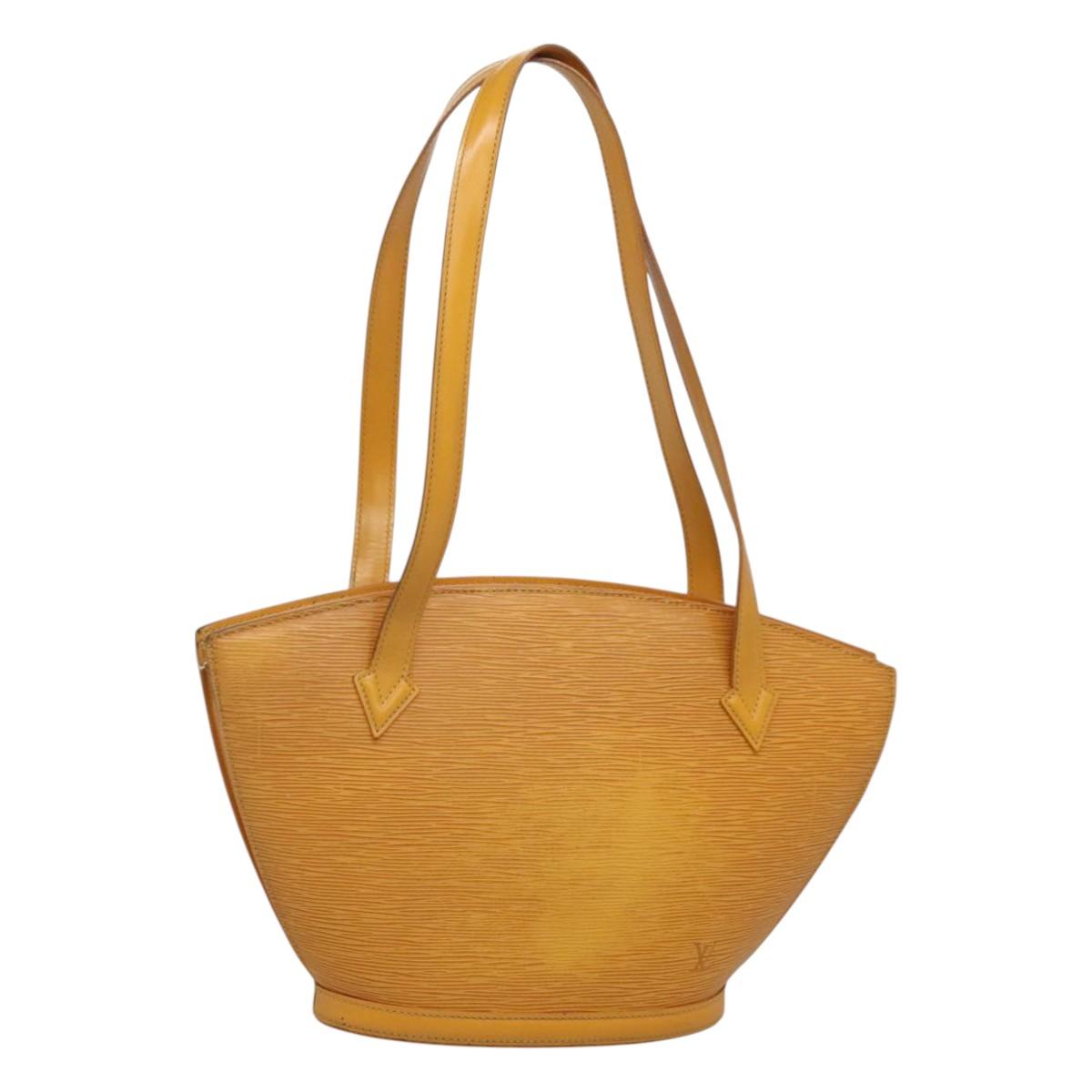 LOUIS VUITTON Epi Saint Jacques Poignees Long Bag Yellow M52339 LV Auth 116451