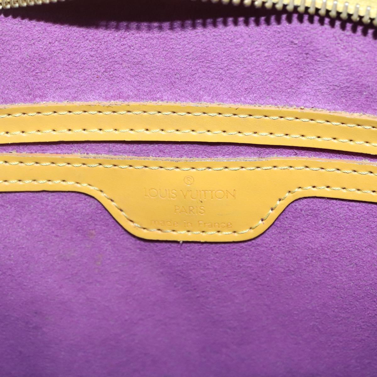 LOUIS VUITTON Epi Saint Jacques Poignees Long Bag Yellow M52339 LV Auth 116451