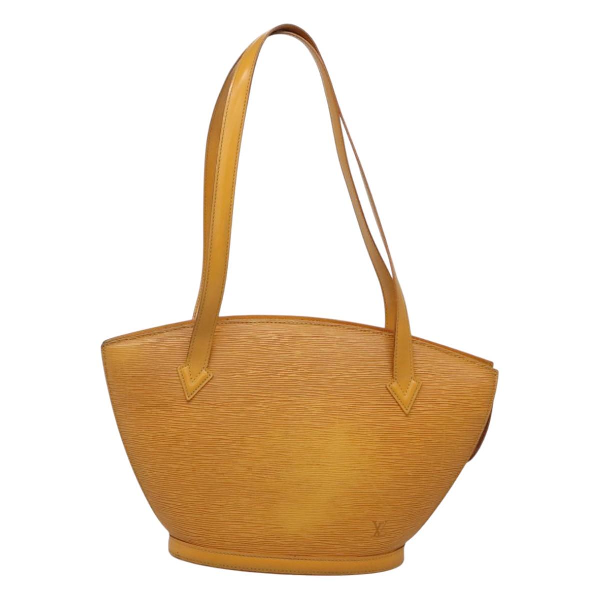 LOUIS VUITTON Epi Saint Jacques Poignees Long Bag Yellow M52339 LV Auth 116451