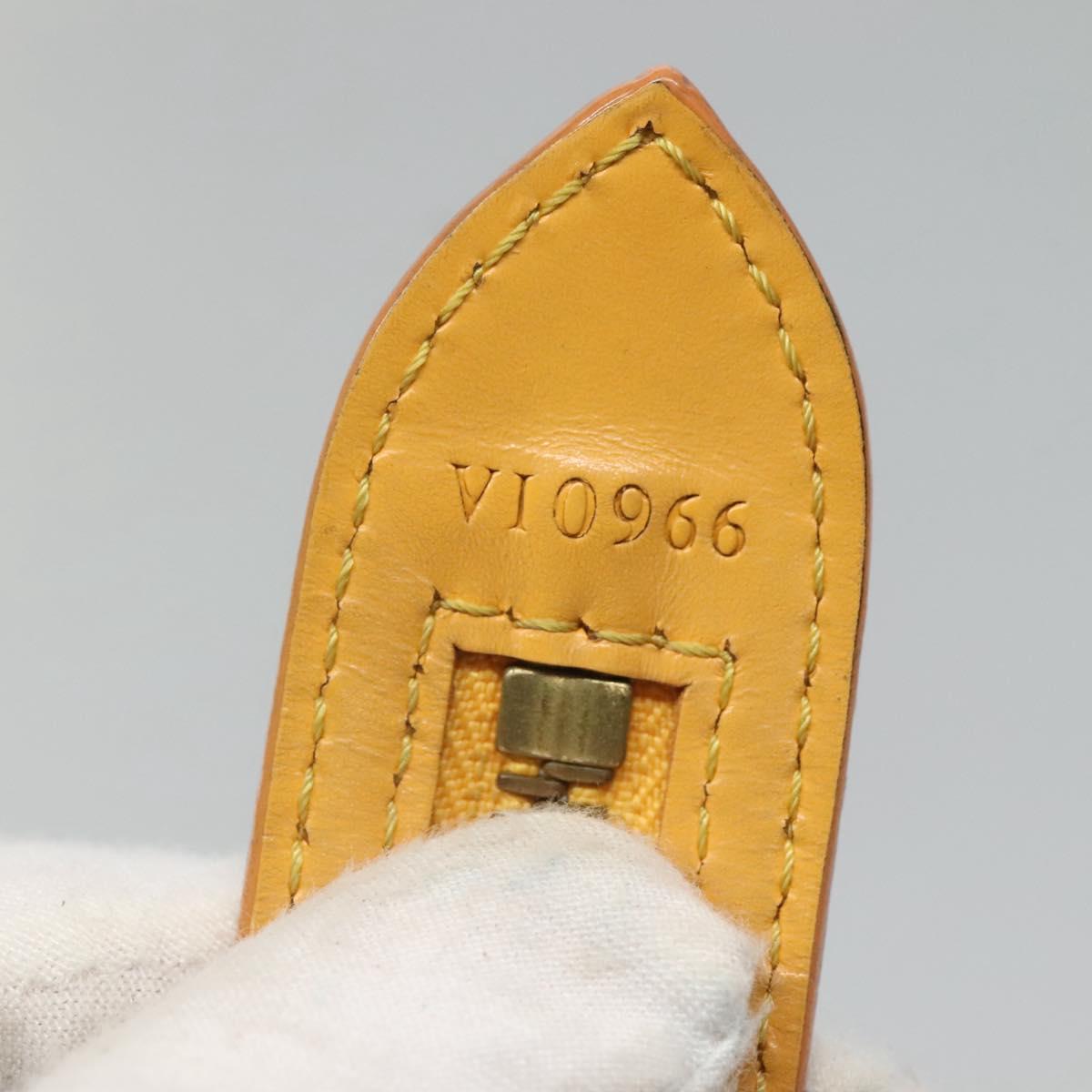 LOUIS VUITTON Epi Saint Jacques Poignees Long Bag Yellow M52339 LV Auth 116451