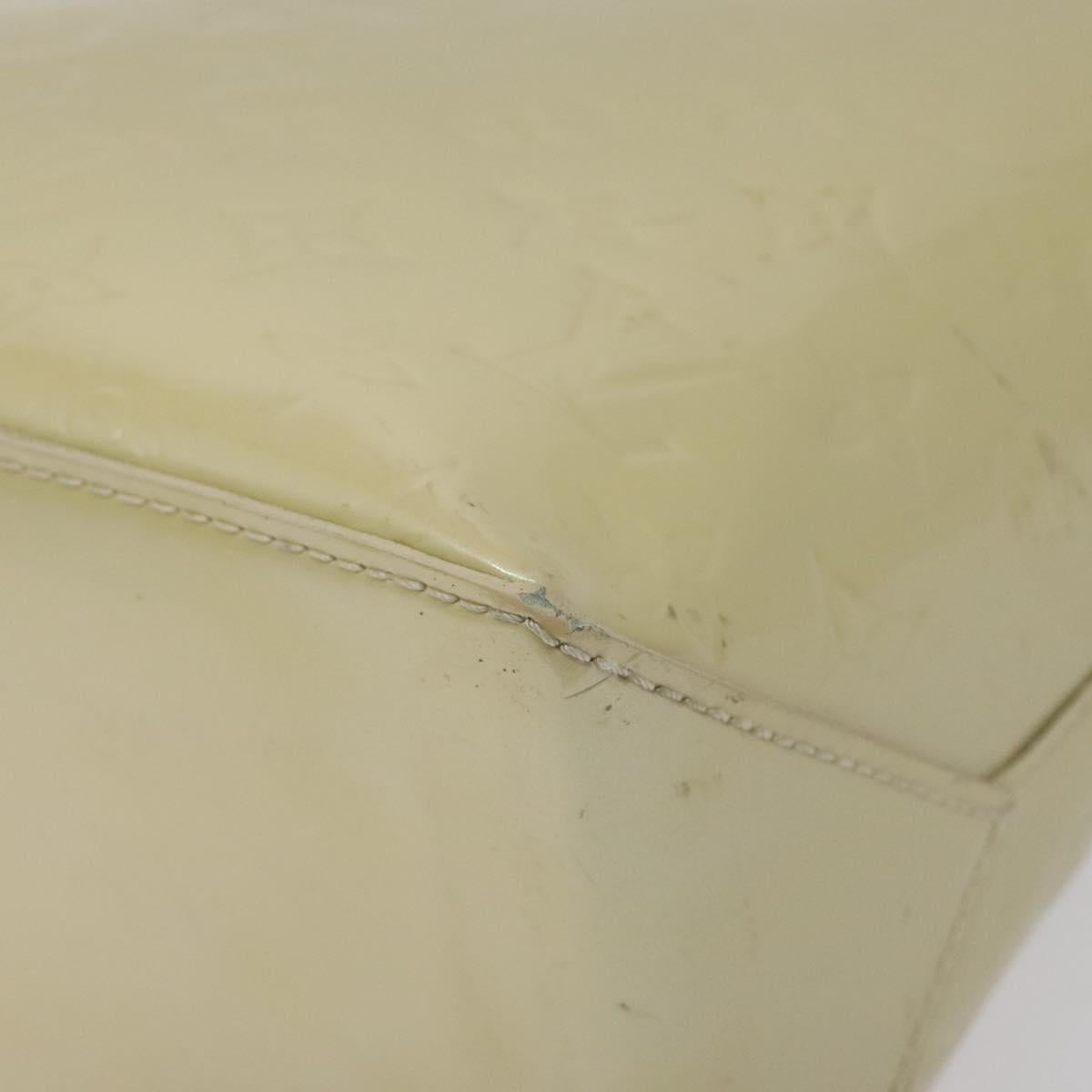 LOUIS VUITTON Monogram Vernis Wilshire MM Hand Bag Broncorail M91441 Auth 116453