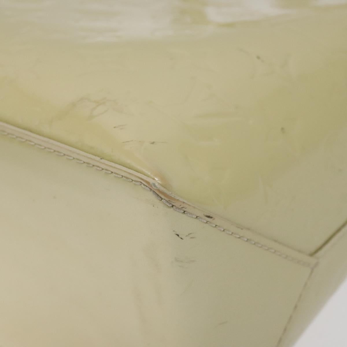 LOUIS VUITTON Monogram Vernis Wilshire MM Hand Bag Broncorail M91441 Auth 116453