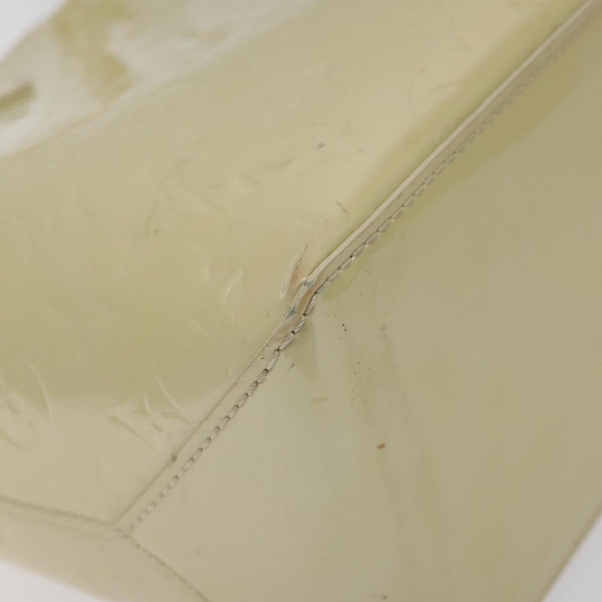 LOUIS VUITTON Monogram Vernis Wilshire MM Hand Bag Broncorail M91441 Auth 116453