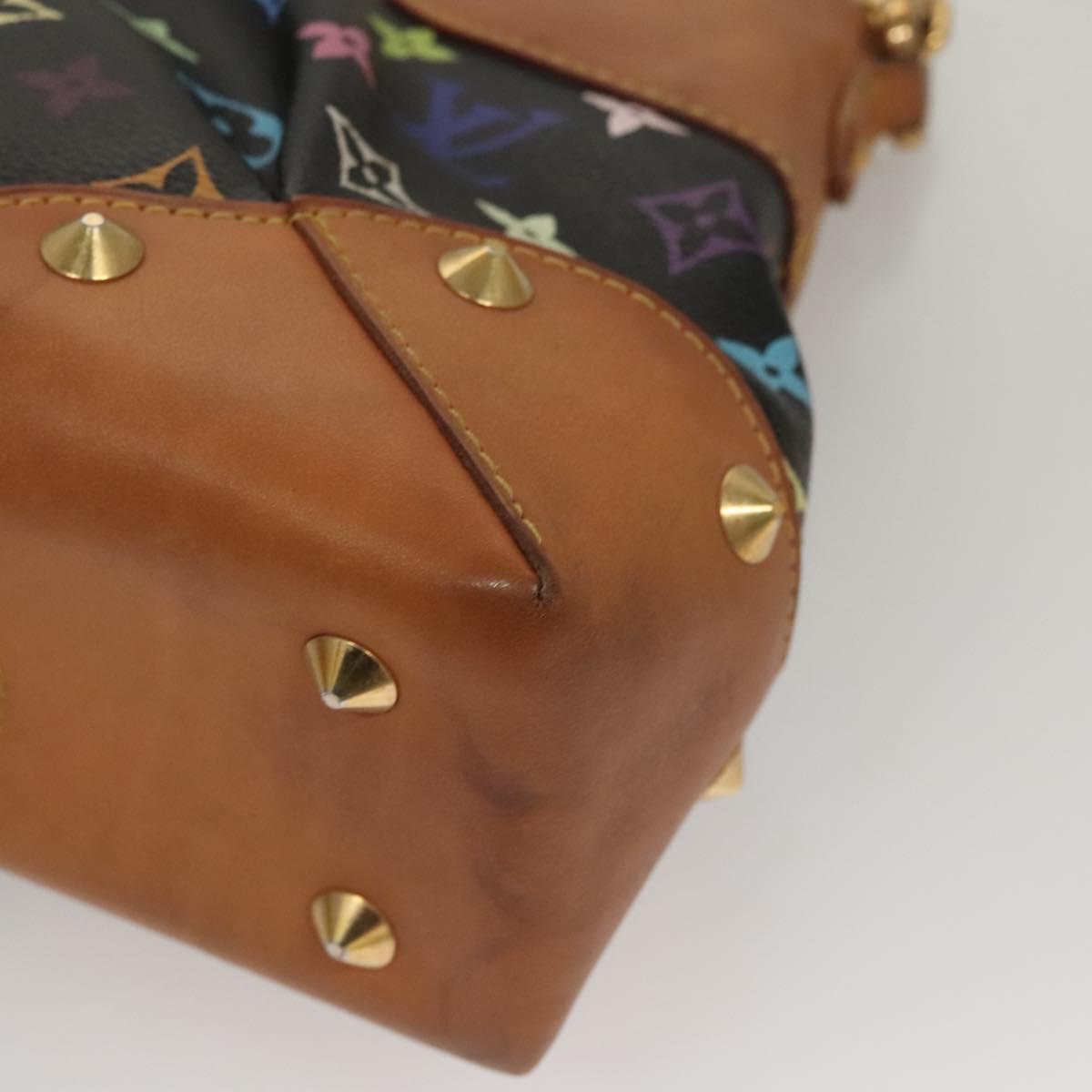 LOUIS VUITTON Monogram Multicolor Judy MM Hand Bag 2Way M40256 LV Auth 116457