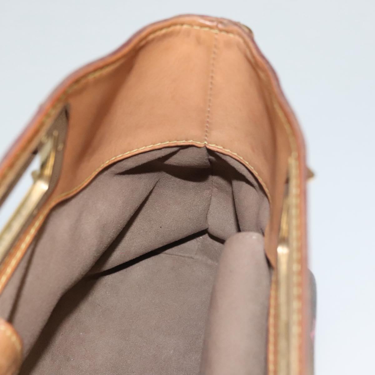 LOUIS VUITTON Monogram Multicolor Judy MM Hand Bag 2Way M40256 LV Auth 116457