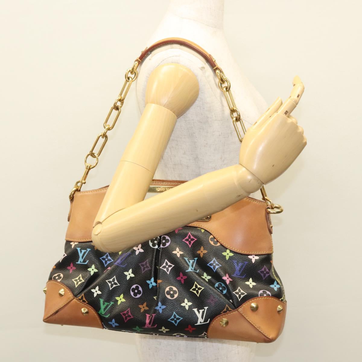LOUIS VUITTON Monogram Multicolor Judy MM Hand Bag 2Way M40256 LV Auth 116457