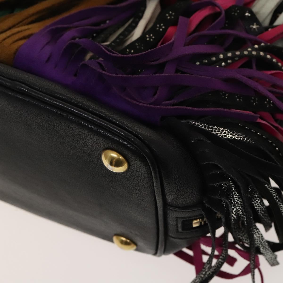 SAINT LAURENT Emmanuel Hand Bag Leather 2way Multicolor GT357603 Auth 116482