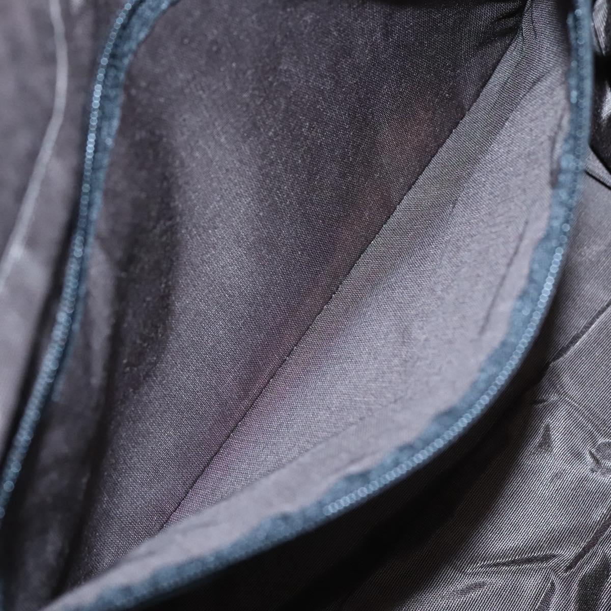 BURBERRY Nova Check Blue Label Tote Bag Wool Blue Auth 116491