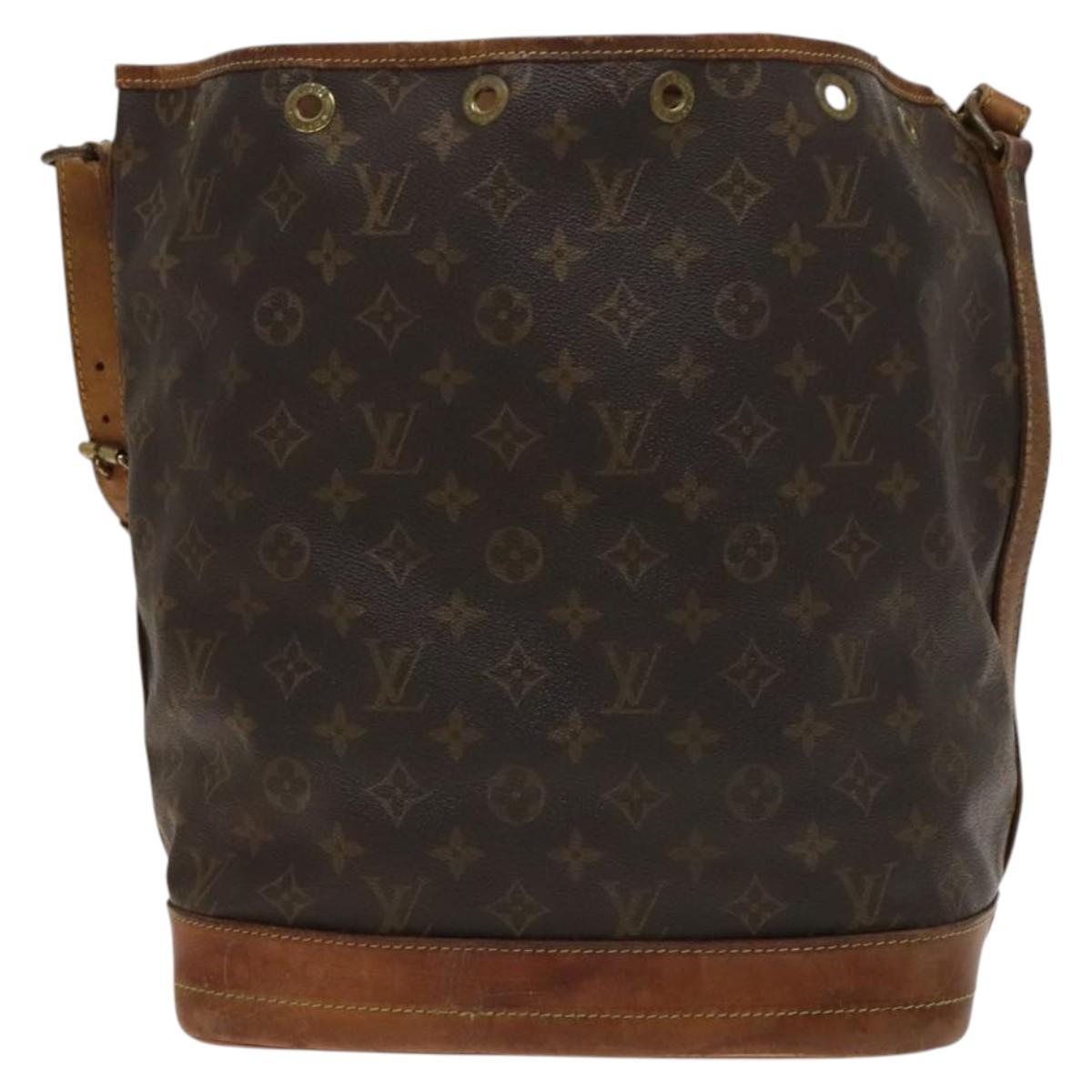 LOUIS VUITTON Monogram Noe Shoulder Bag M42224 LV Auth 116511