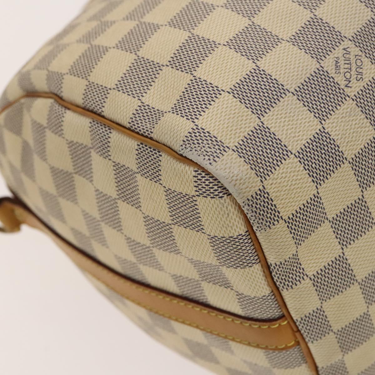 LOUIS VUITTON Damier Azur Speedy Bandouliere 30 Hand Bag 2way N41052 Auth 116527