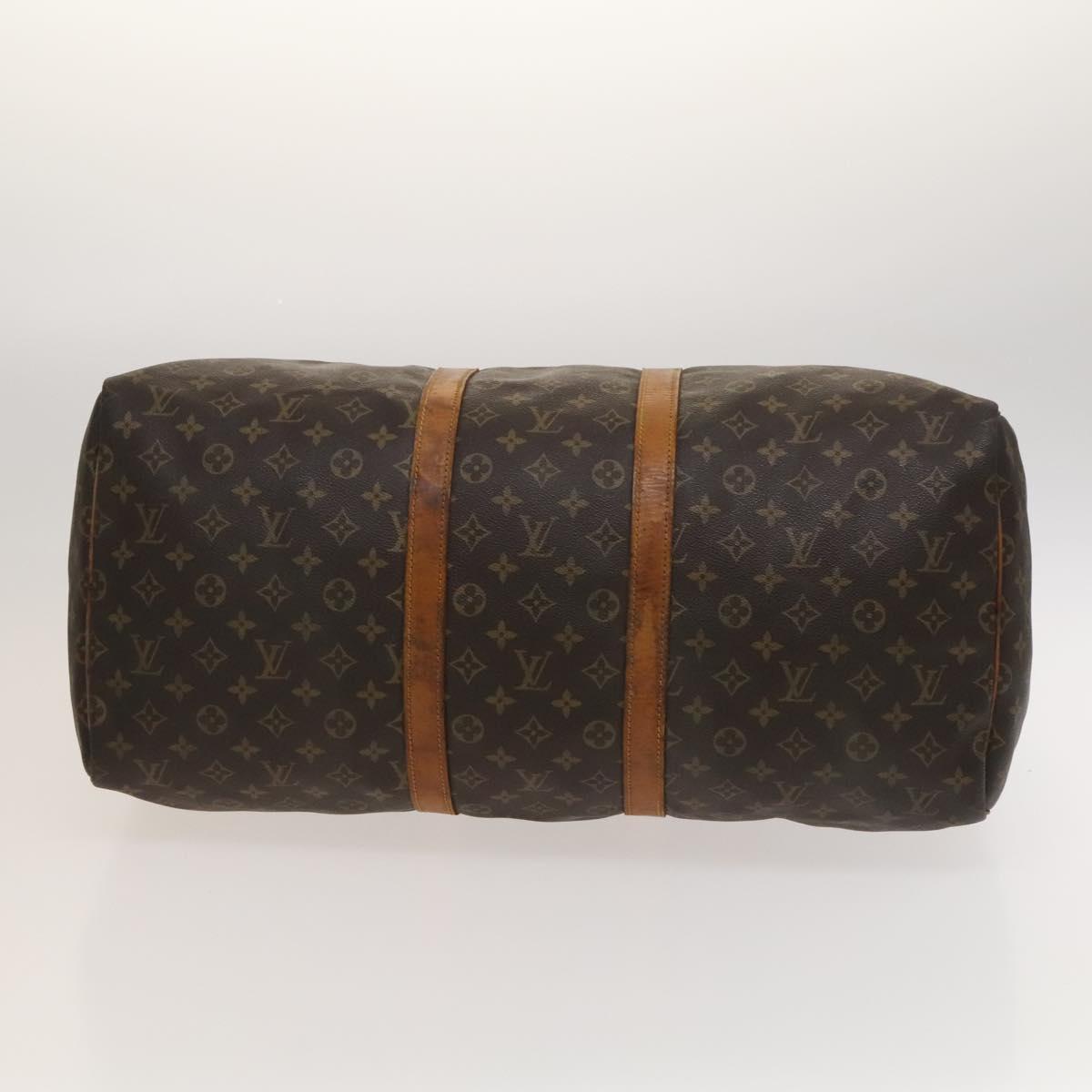 LOUIS VUITTON Monogram Keepall 55 Boston Bag M41424 LV Auth 116532