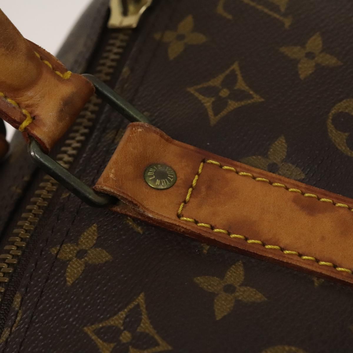 LOUIS VUITTON Monogram Keepall 60 Boston Bag M41422 LV Auth 116533