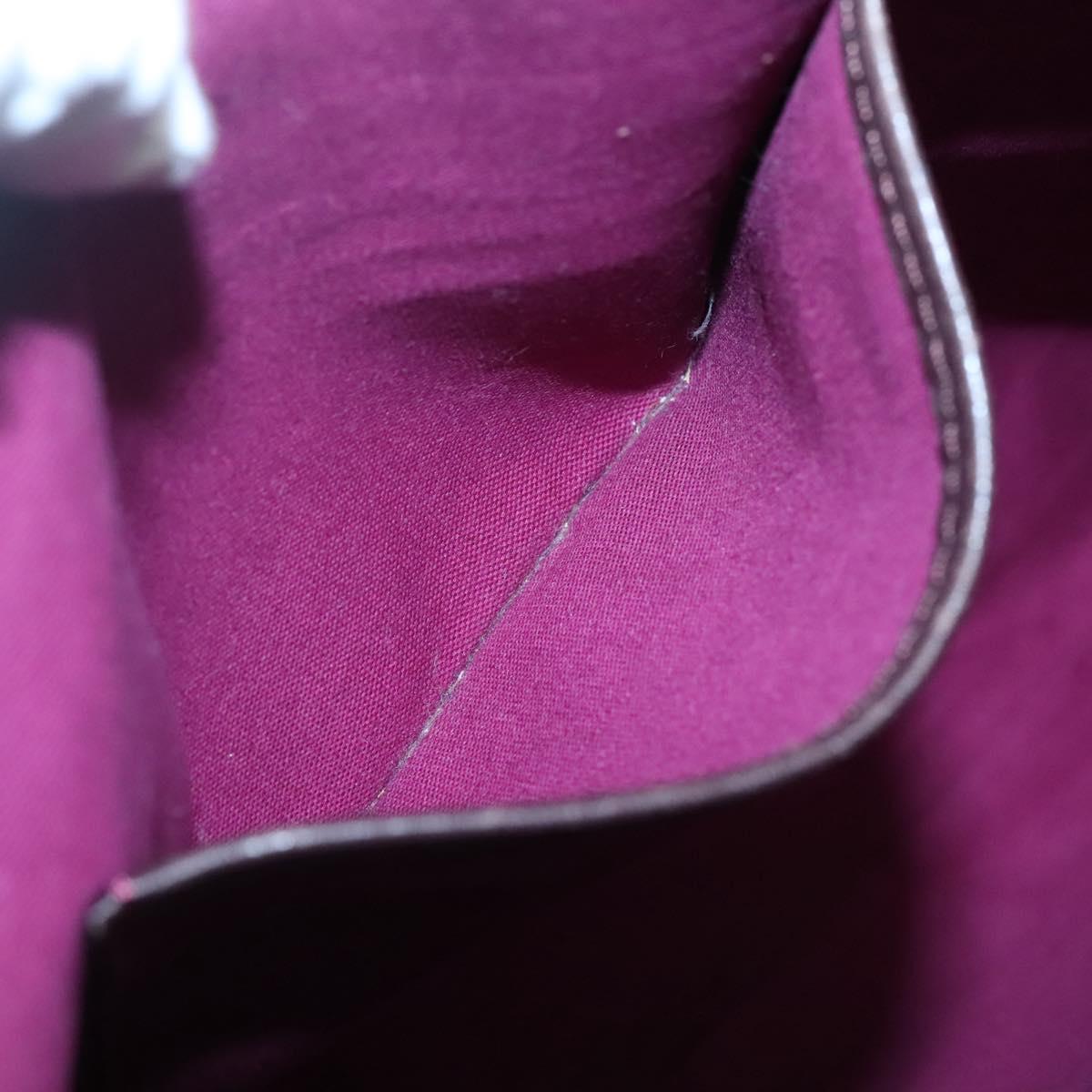 BURBERRY Nova Check Tote Bag Wool Green Gold Auth 116544