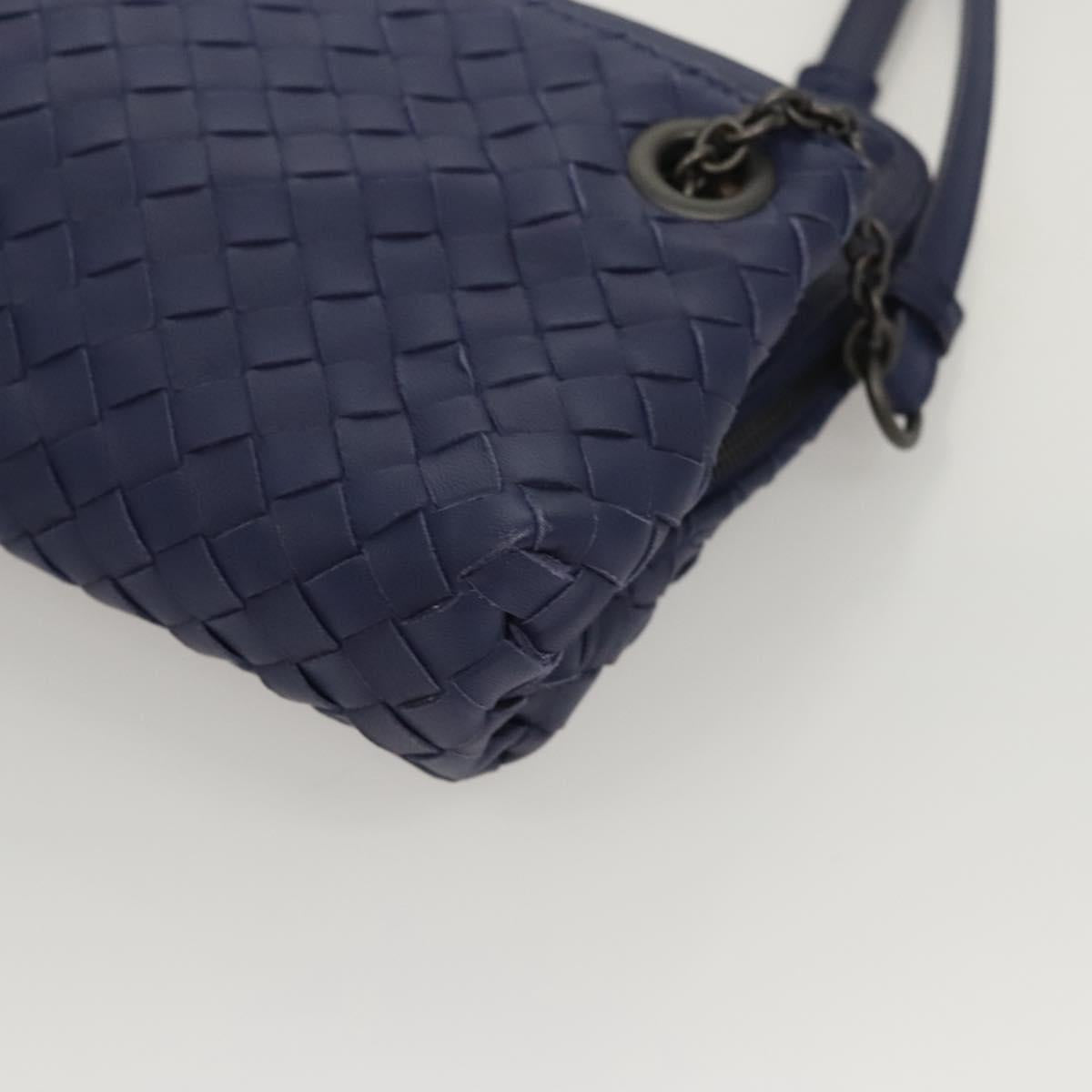 BOTTEGA VENETA INTRECCIATO Hand Bag Leather Navy Auth 116562V