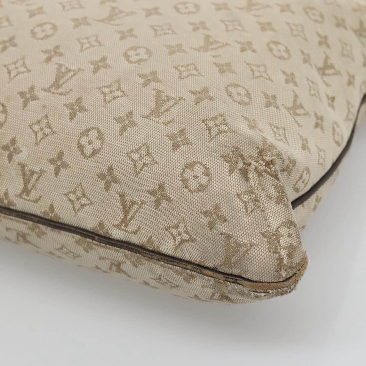 LOUIS VUITTON Monogram Mini Françoise 2Way Tote Bag Khaki M92209 Auth 116567