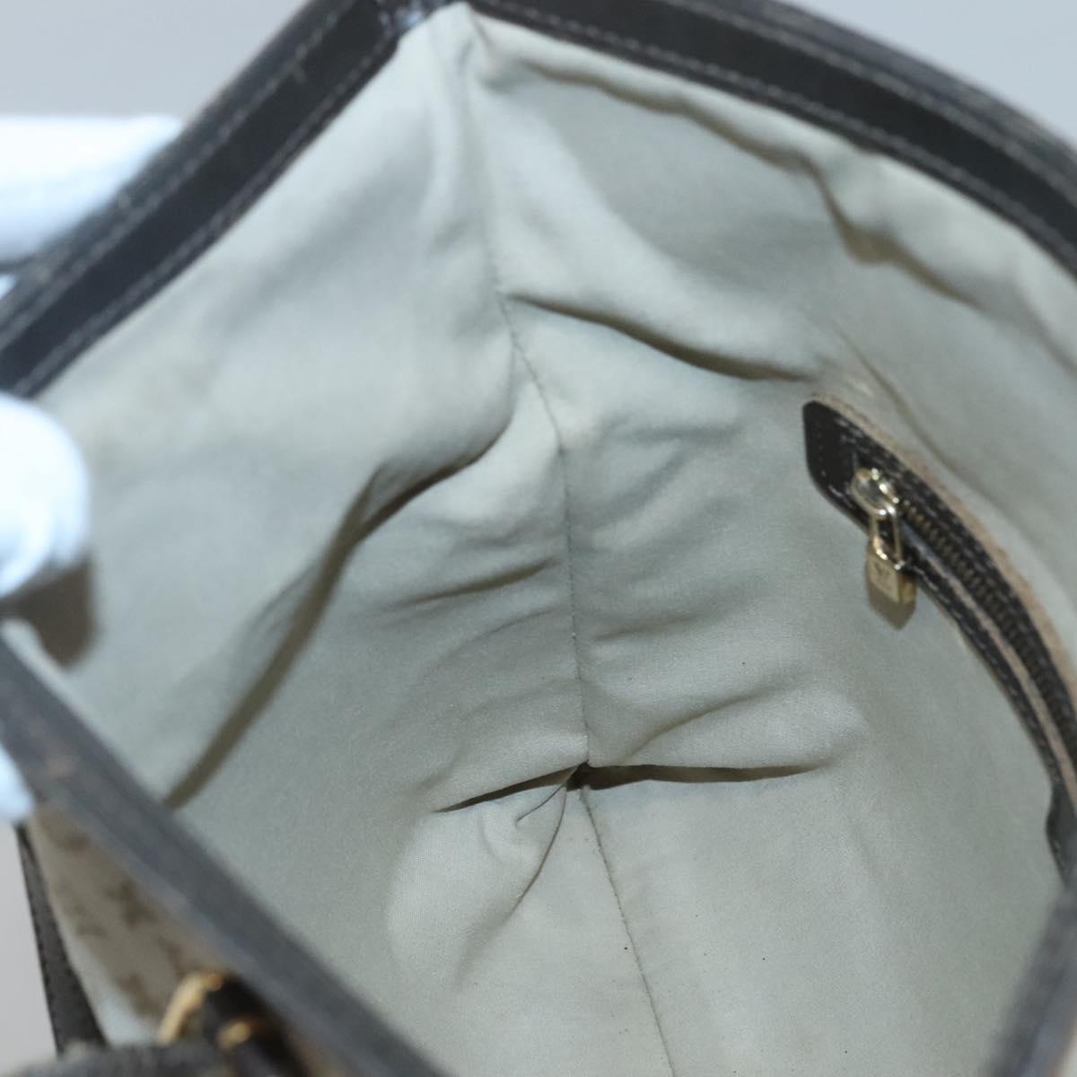 LOUIS VUITTON Monogram Mini Françoise 2Way Tote Bag Khaki M92209 Auth 116567