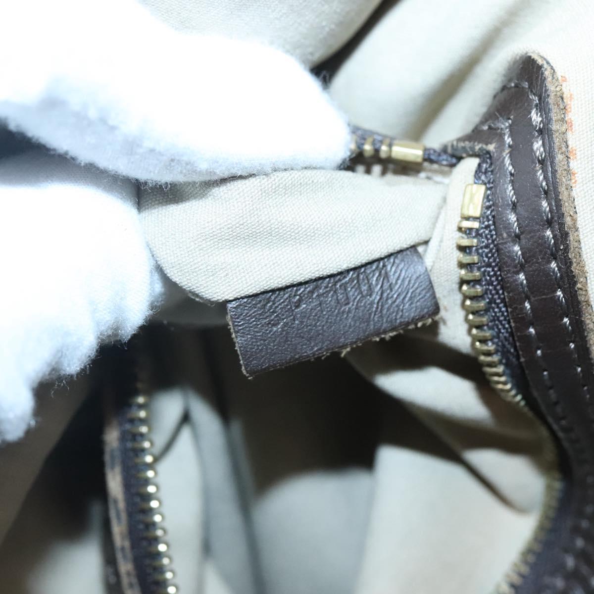 LOUIS VUITTON Monogram Mini Françoise 2Way Tote Bag Khaki M92209 Auth 116567