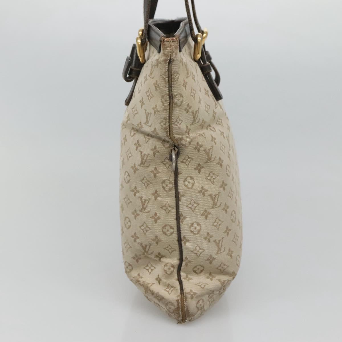 LOUIS VUITTON Monogram Mini Françoise 2Way Tote Bag Khaki M92209 Auth 116567