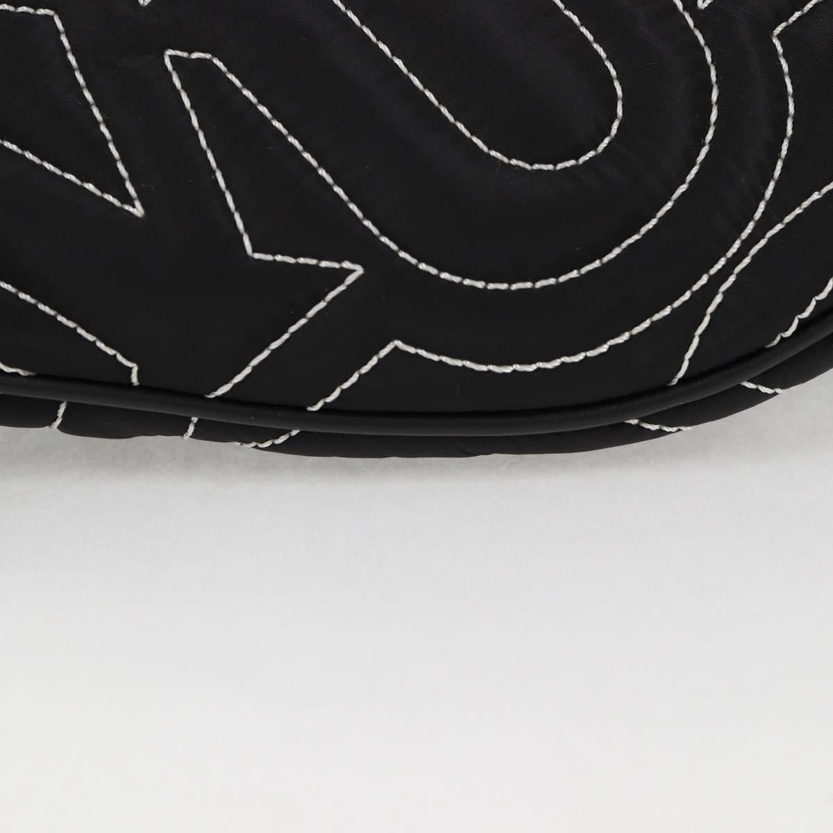 LOUIS VUITTON LV Snow Discovery Bum Bag PM Bag Nylon Black M21427 Auth 116570SM