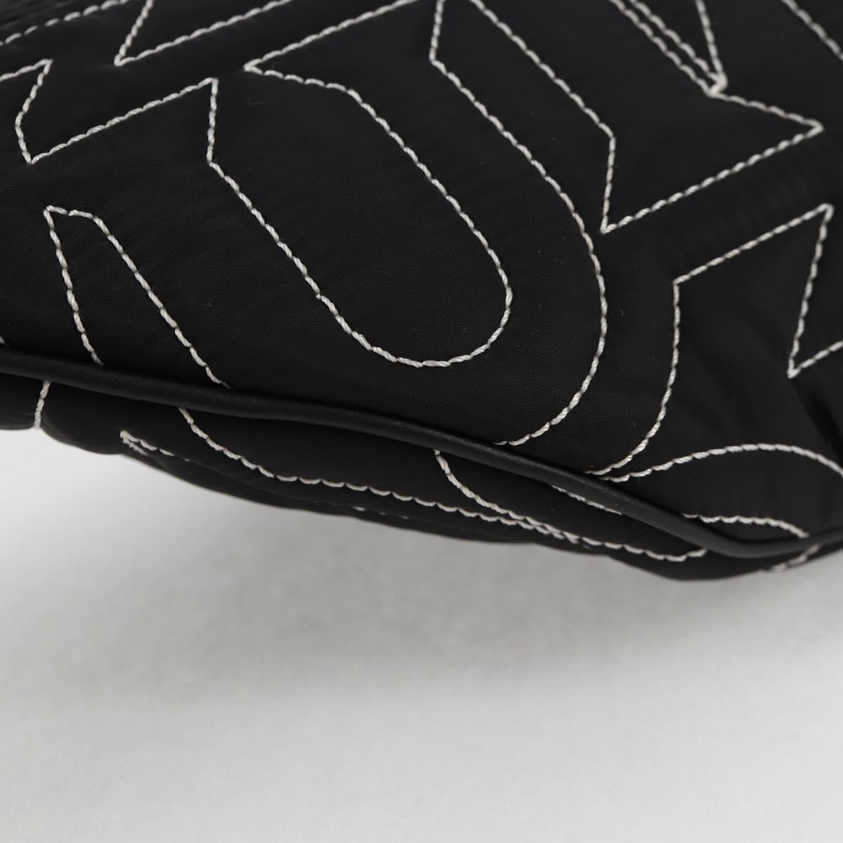 LOUIS VUITTON LV Snow Discovery Bum Bag PM Bag Nylon Black M21427 Auth 116570SM