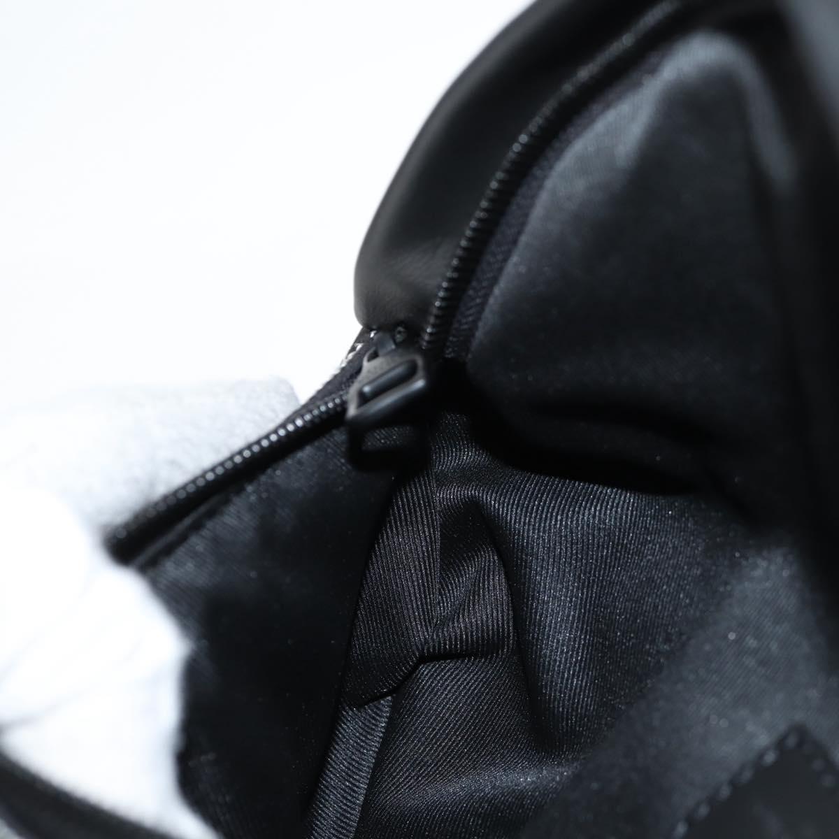 LOUIS VUITTON LV Snow Discovery Bum Bag PM Bag Nylon Black M21427 Auth 116570SM