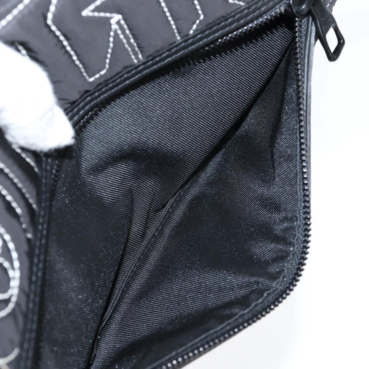 LOUIS VUITTON LV Snow Discovery Bum Bag PM Bag Nylon Black M21427 Auth 116570SM