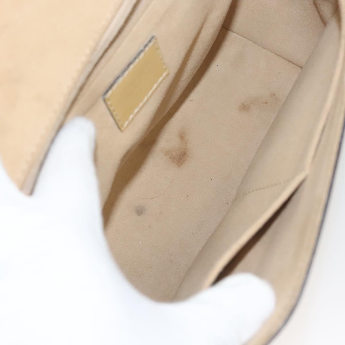 LOUIS VUITTON Monogram Vernis Venice Shoulder Bag Citrin M90277 LV Auth 116576