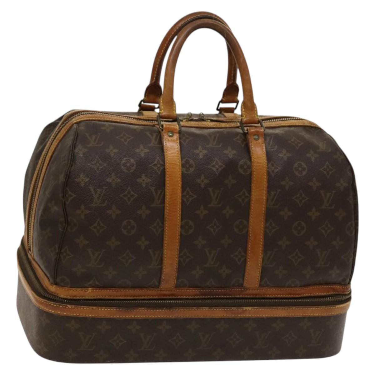 LOUIS VUITTON Monogram Sac Sports Boston Bag M41444 LV Auth 116580