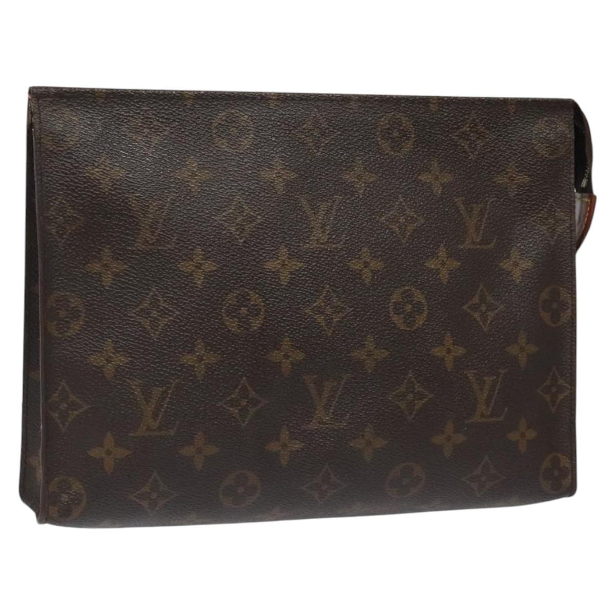LOUIS VUITTON Monogram Poche Toilette 26 Pouch M47542 LV Auth 116600