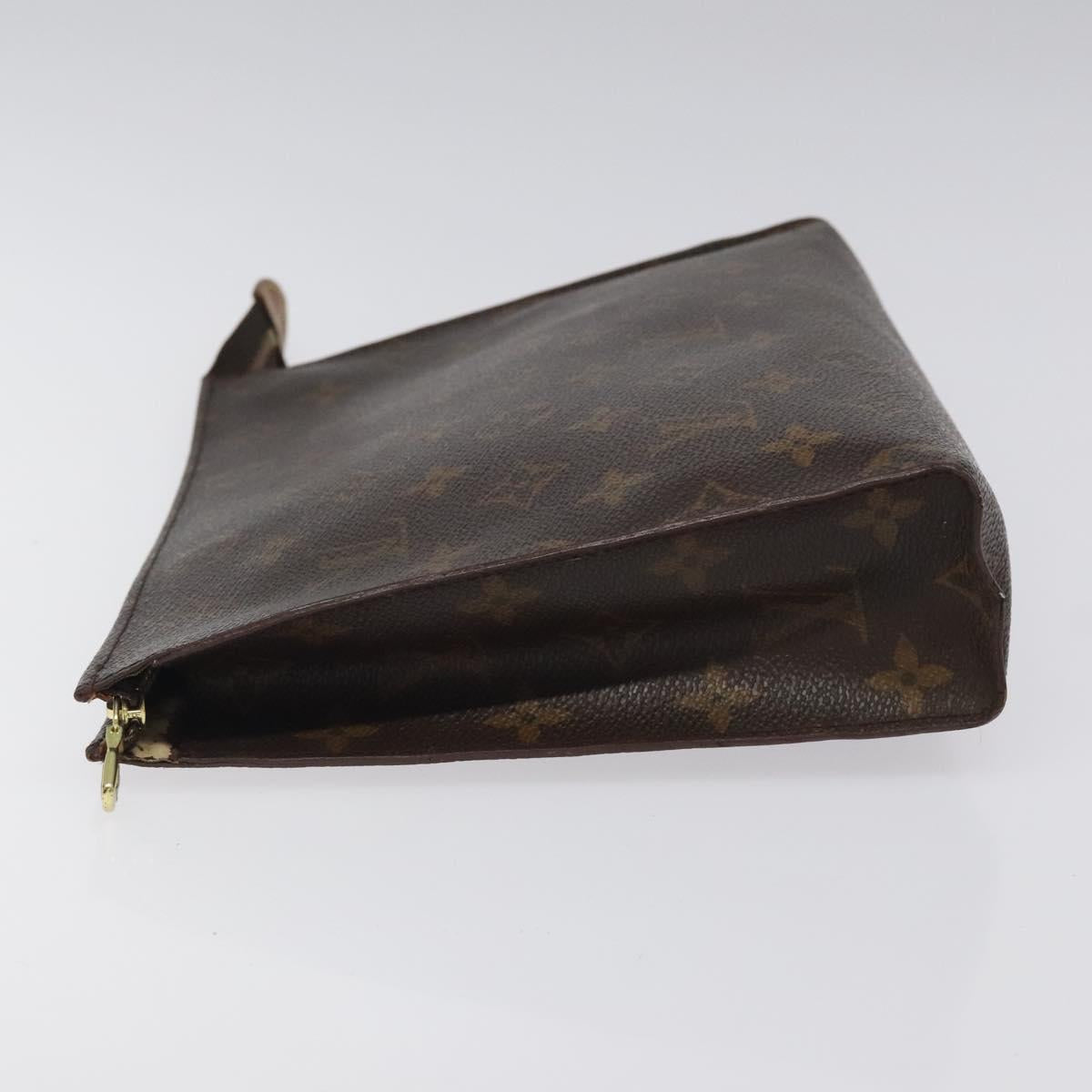 LOUIS VUITTON Monogram Poche Toilette 26 Pouch M47542 LV Auth 116600