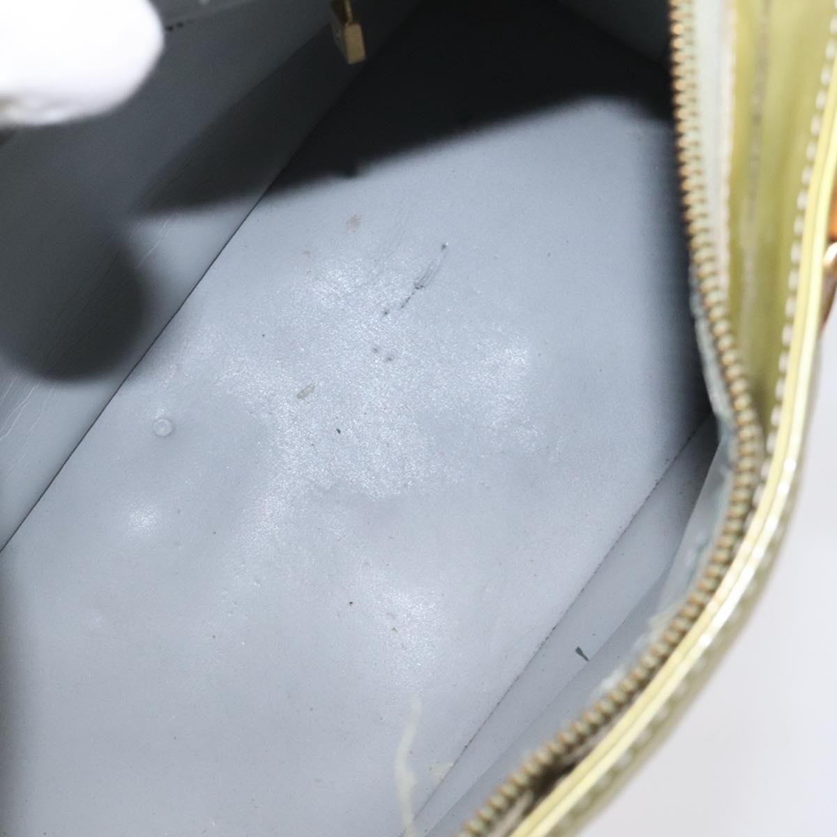 LOUIS VUITTON Monogram Vernis Houston Hand Bag Gris M91053 LV Auth 116665