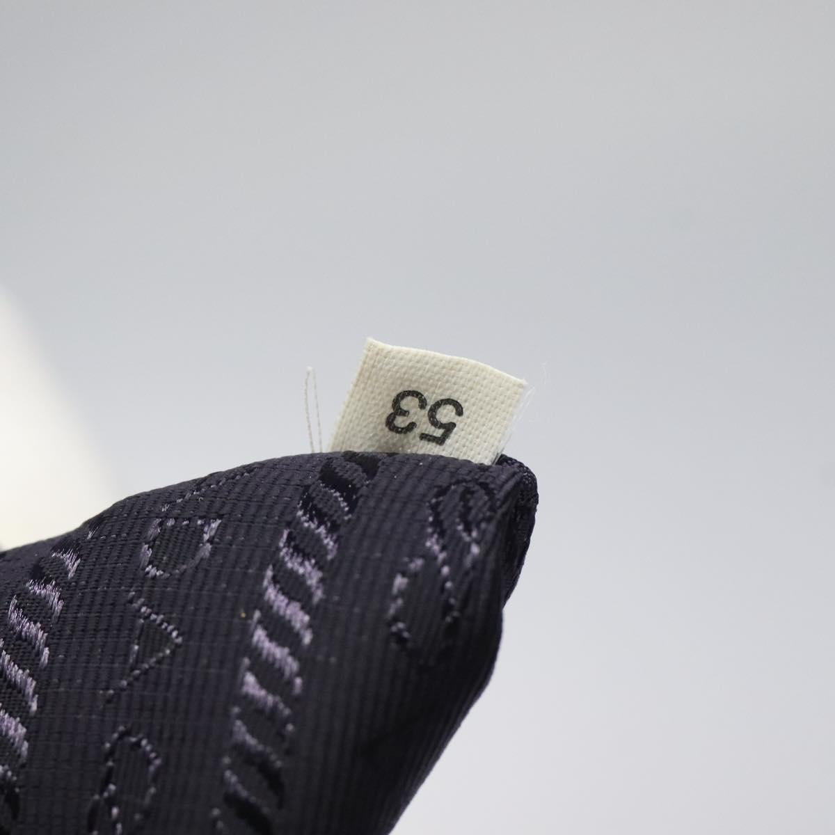 PRADA Hand Bag Nylon Purple Silver Auth 116704