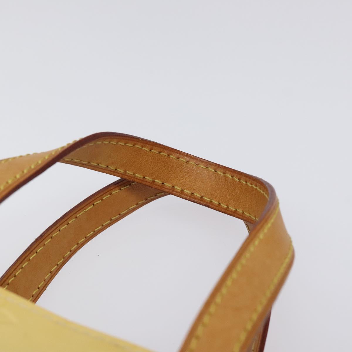 LOUIS VUITTON Monogram Vernis Reade PM Hand Bag Perle M91336 LV Auth 116705