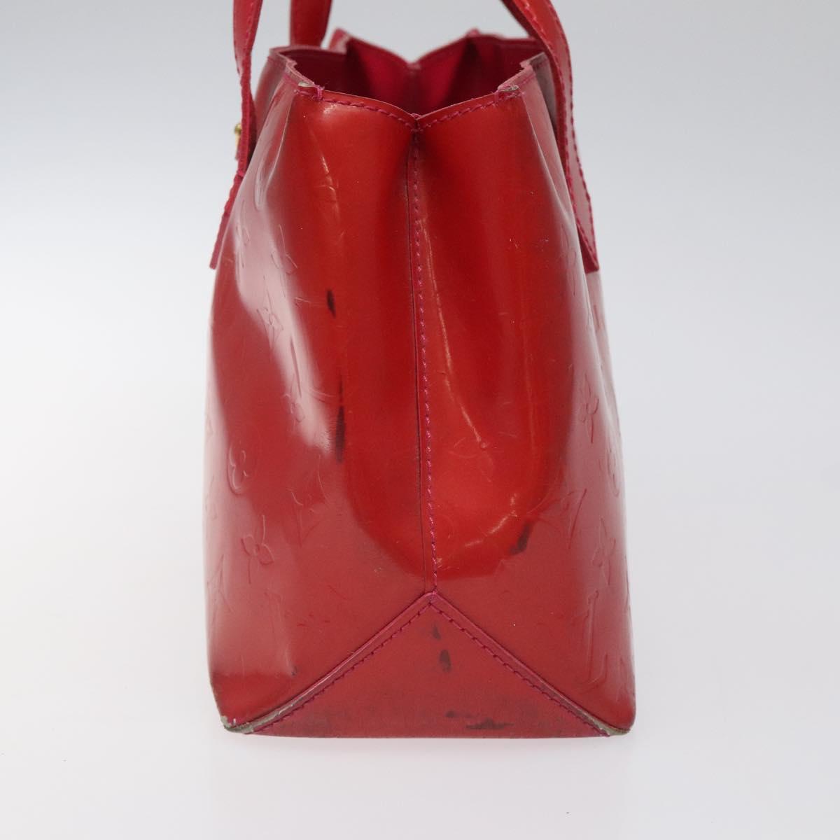 LOUIS VUITTON Monogram Vernis Wilshire PM Hand Bag Rose Pop M93643 Auth 116728