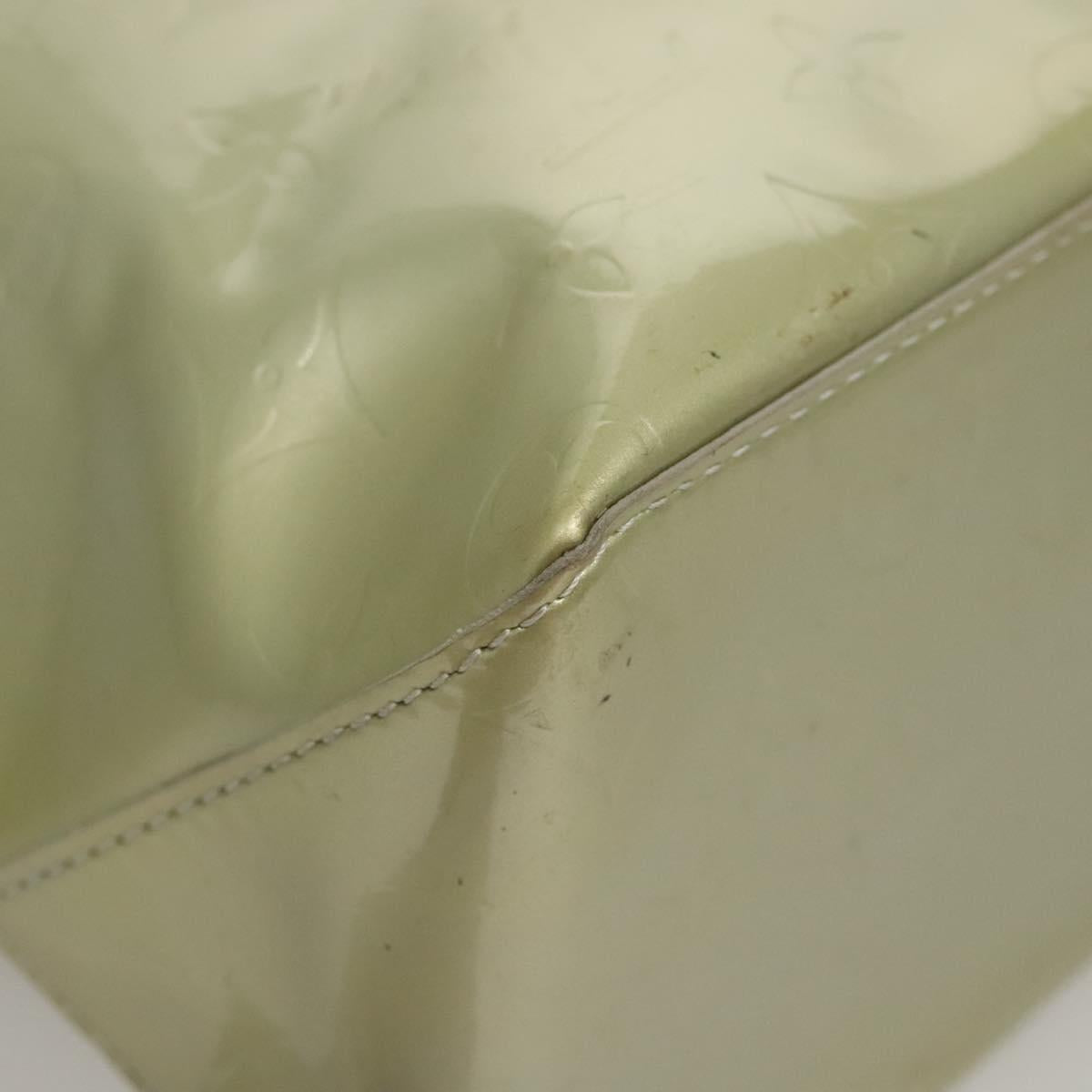 LOUIS VUITTON Monogram Vernis Reade MM Hand Bag Gris M91142 LV Auth 116768