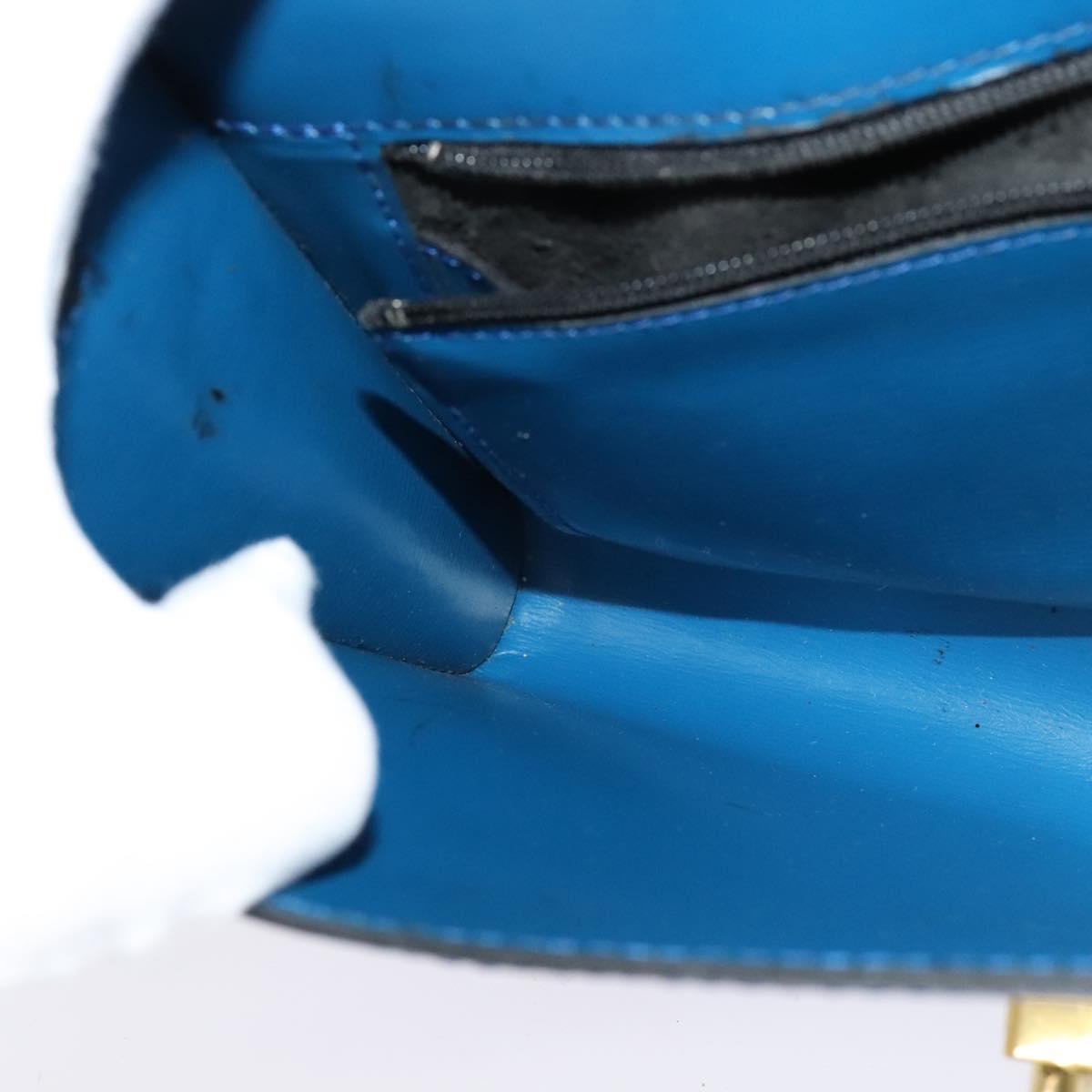 LOUIS VUITTON Epi Pochette Arche Shoulder Bag Blue M52575 LV Auth 116787