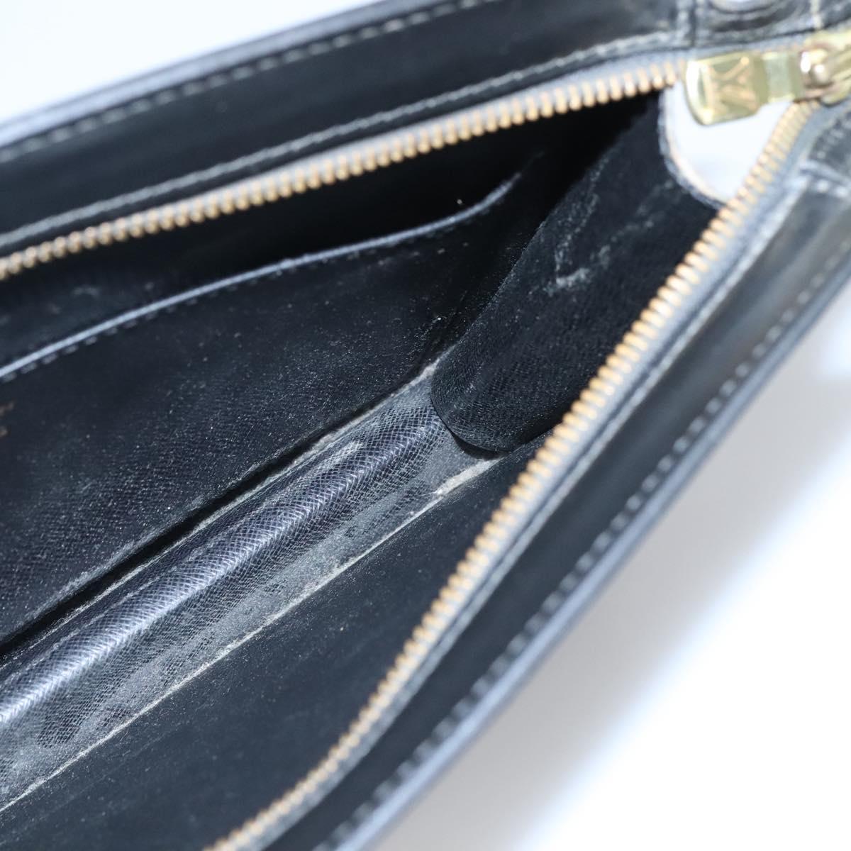 LOUIS VUITTON Epi Pochette Homme Clutch Bag Black Noir M52522 LV Auth 116789