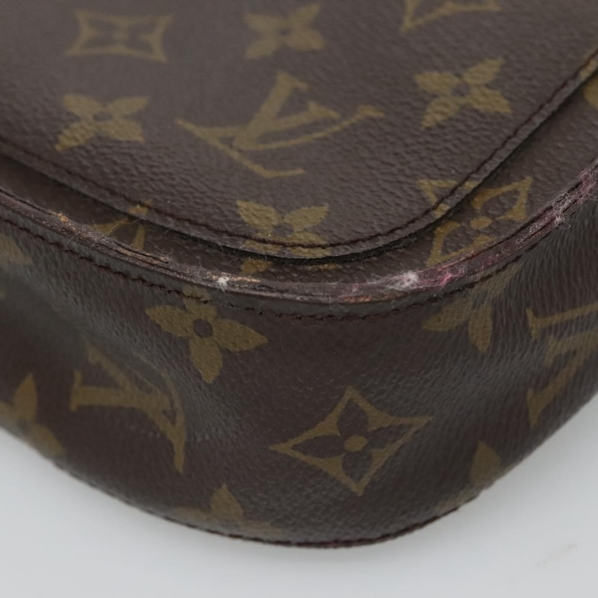 LOUIS VUITTON Monogram Monogram Saint Cloud MM Shoulder Bag M51243 Auth 116817
