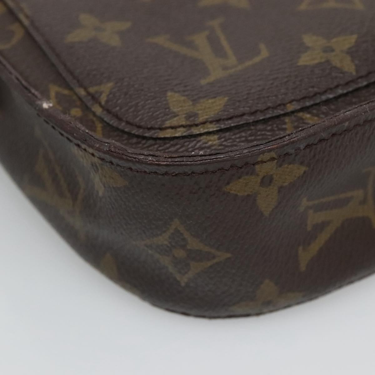 LOUIS VUITTON Monogram Monogram Saint Cloud MM Shoulder Bag M51243 Auth 116817