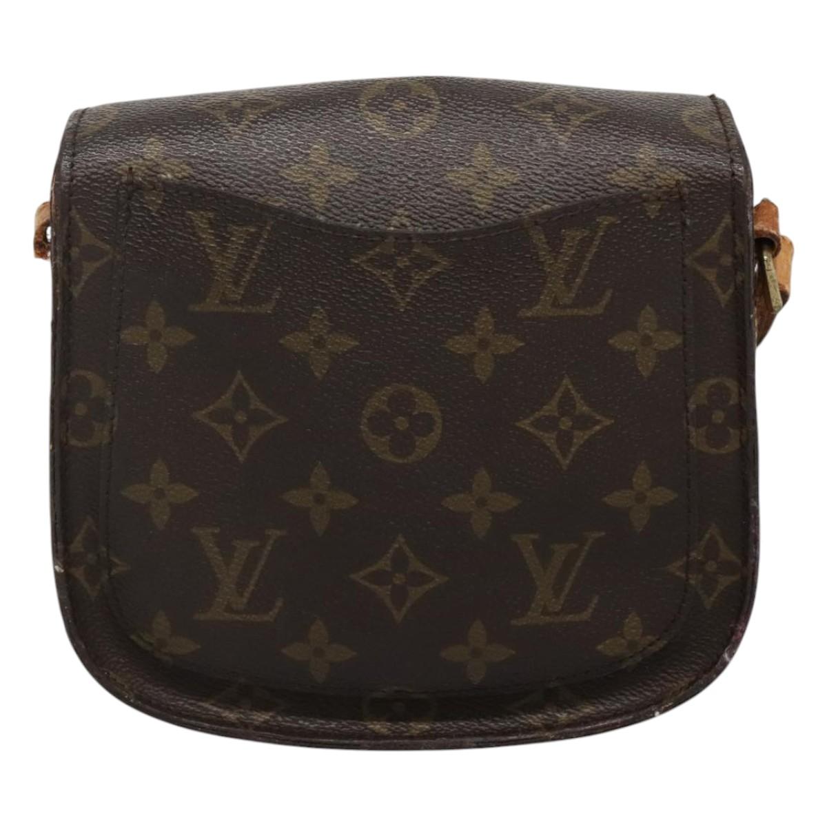 LOUIS VUITTON Monogram Monogram Saint Cloud MM Shoulder Bag M51243 Auth 116817